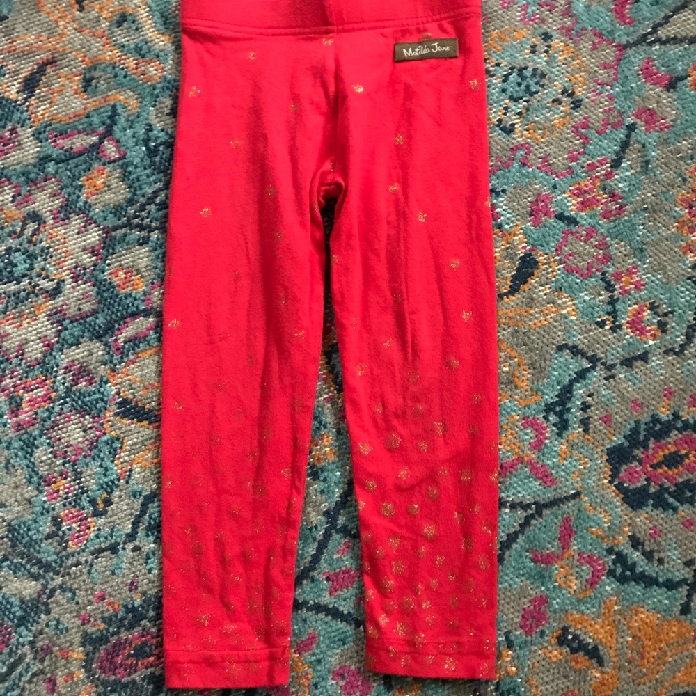 Matilda Jane holiday star leggings
